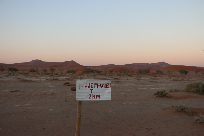 Wanderung zum Hidden Vlei - Namibia -