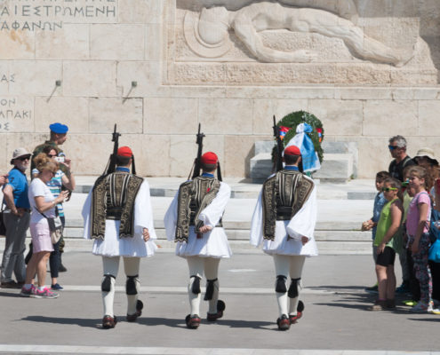 Wachablöse am Parlament in Athen