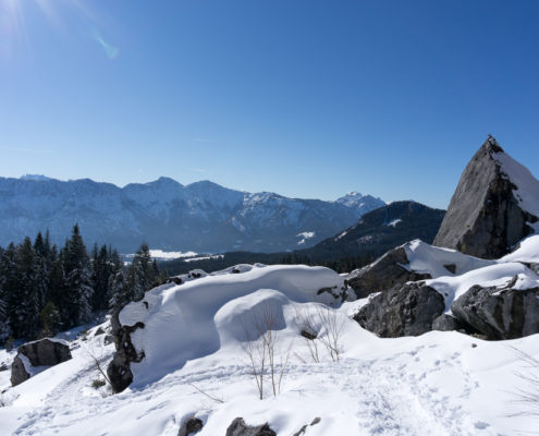 Bergsturzgelände Zwerchwand kleines Matterhorn