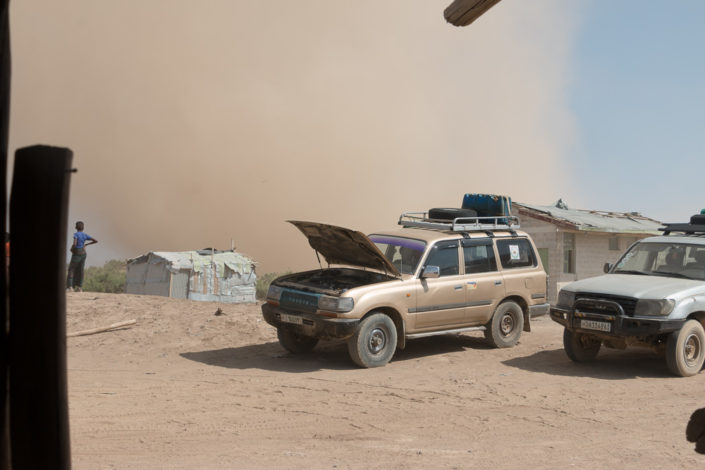 Sandsturm in der Danakil