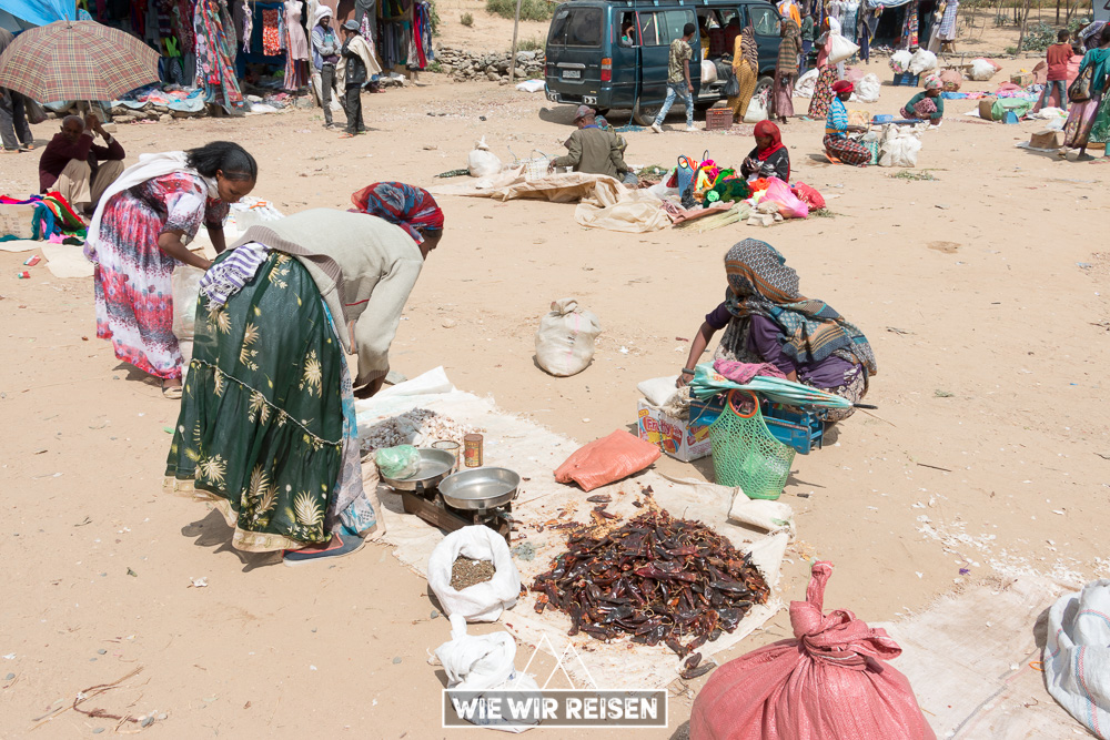 Wochenmarkt in Äthiopien
